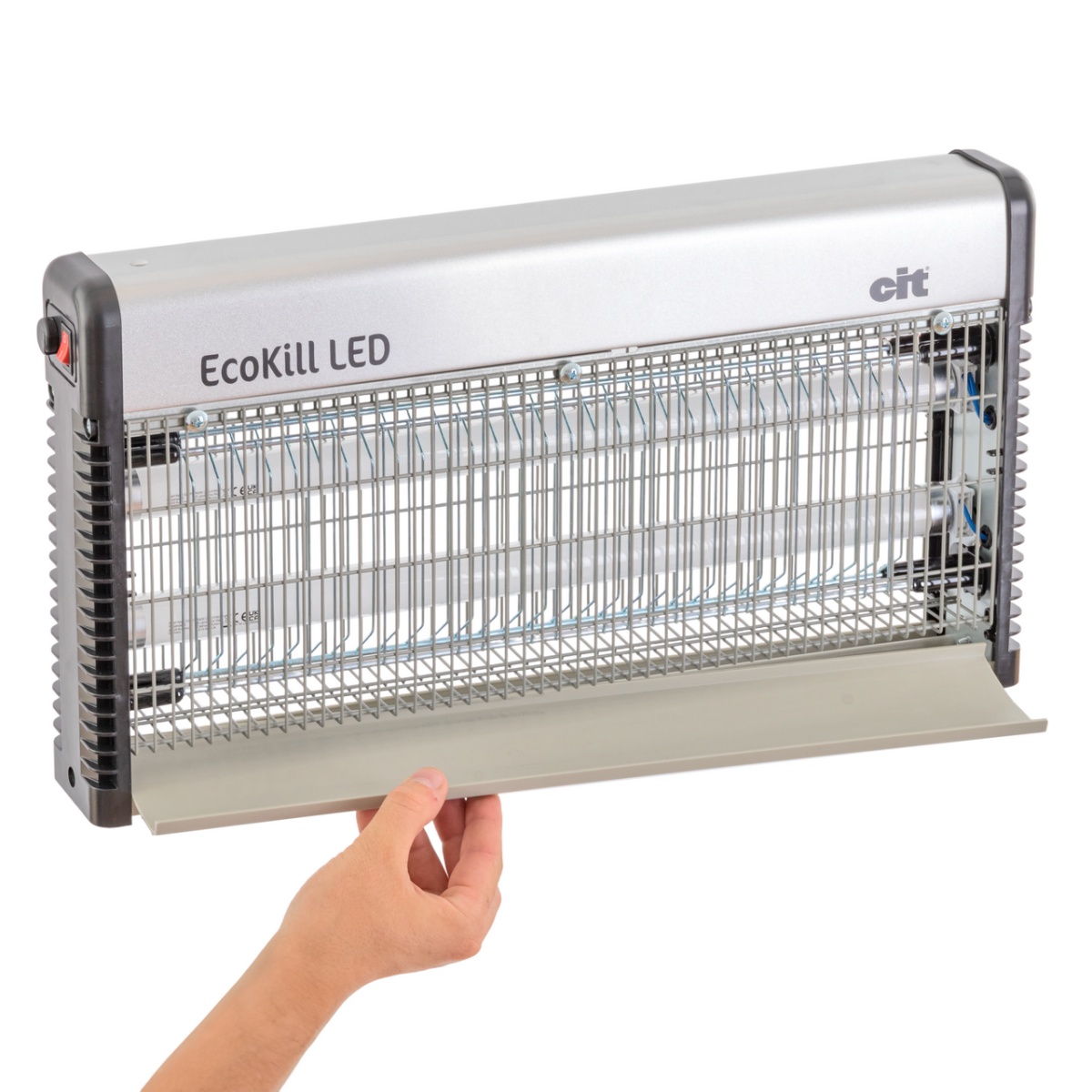 Capcană electrică cu tuburi LED, împotriva muștelor, EcoKill LED 2.0