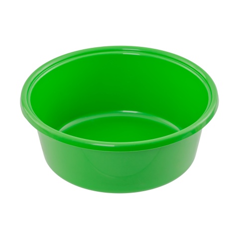 Castron plastic pentru hrana bovinelor, verde, 6 litri
