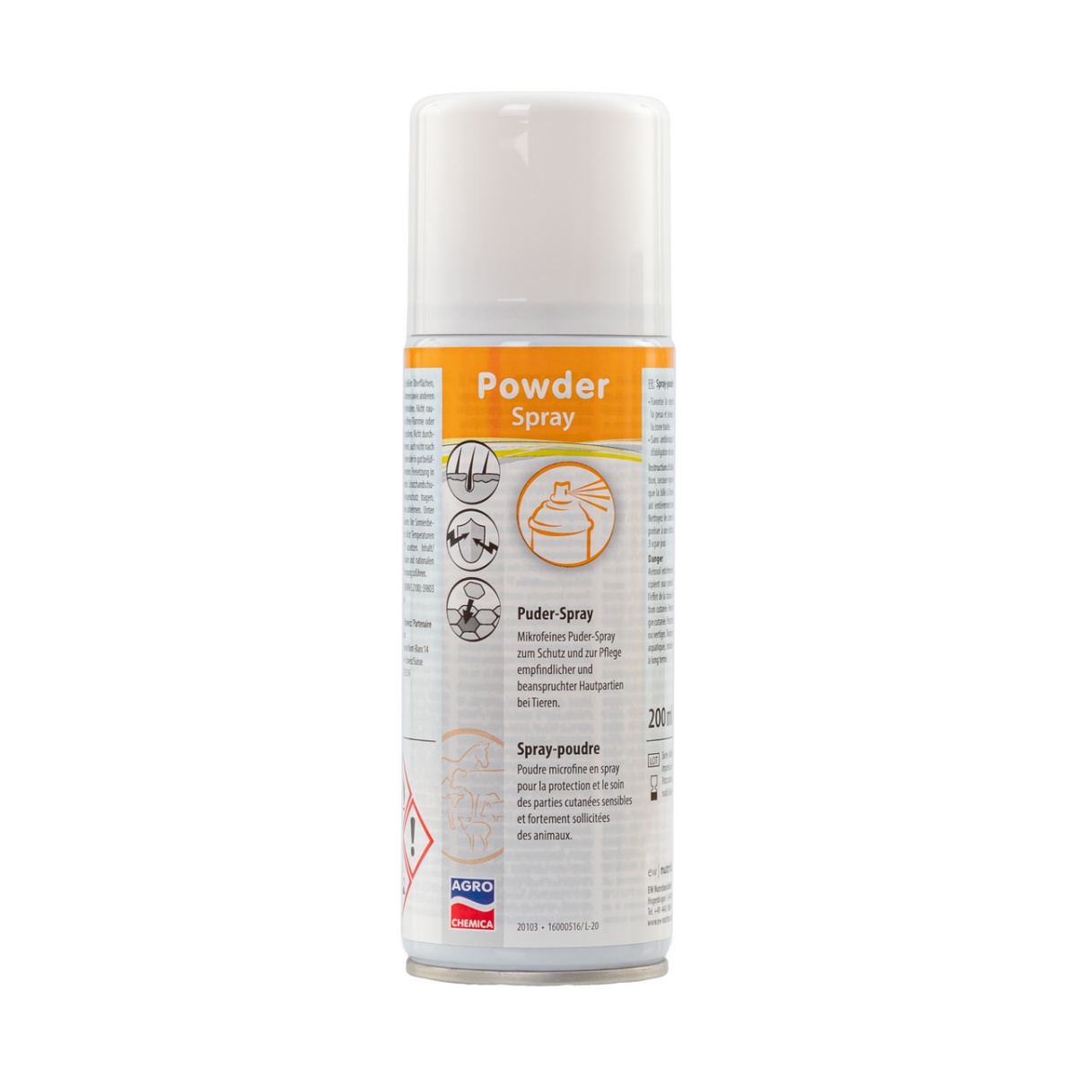 Spray Powder - protecție și îngrijire pentru pielea sensibilă a animalelor, 200 ml